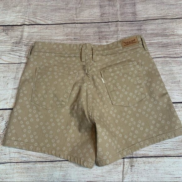Levi’s Brown Printed Shorts Size 10 - Picture 5 of 10